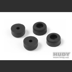 HUDY 203111 BLACK RUBBER FEET (4)
