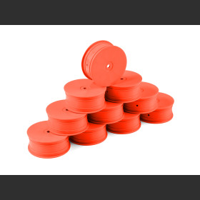 HUDY 803231-O  1/10 OFF-ROAD WHEEL - 4WD – FRONT – ORANGE (10)
