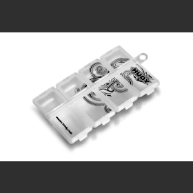 HUDY 298017  TINY ONE-PIECE HARDWARE BOX - 8-COMPARTMENTS