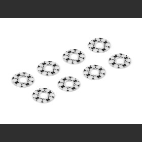 HUDY 209240 BODY POST HOLE PROTECTOR VINYL STICKER 7x16x0.5MM (8)