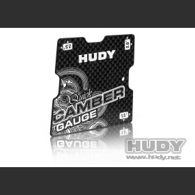 HUDY 107750  GRAPHITE QUICK CAMBER GAUGE 1/10 TOURING 1.5°  2°  2.5°