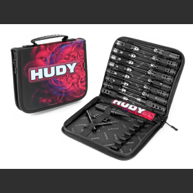 HUDY 190004 SET OF TOOLS + CARRYING BAG - FOR ALL CARS