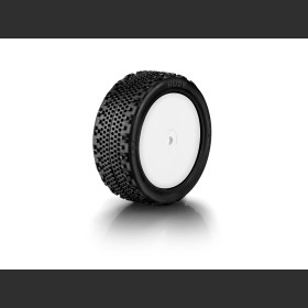 HUDY 854101 1/10 Off-Road Pre-Glued Tire 4WD Front Carpet - 101 (2)