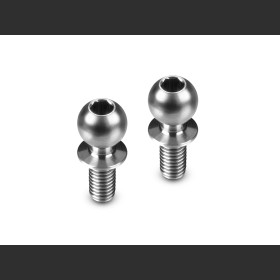 HUDY 990016  TITANIUM BALL STUD D=5.4 / L=6 / S=4.5 / 2MM HEX (2)