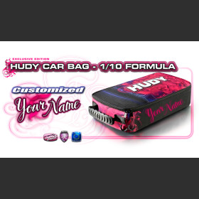 HUDY 199182-C  CAR BAG - 1/10 FORMULA - CUSTOM NAME