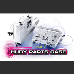 HUDY 298015  PARTS CASE - DOUBLE-SIDED - 290 x 195mm