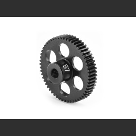 HUDY 294157  ALU ULTRA-LIGHT PINION GEAR - HARD COATED -  57T / 64