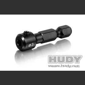 HUDY 111030 PIN ADAPTER 3.0MM FOR EL. SCREWDRIVER