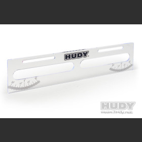 HUDY 108041 UPSIDE MEASURE PLATE FOR 1/8 ON-ROAD - V2