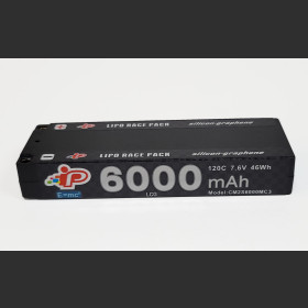 INTELLECT CM2S6000MC3 Intellect Graphene 2024 "MC3" LCG 6000mAh 7.6V 2S 120C HV LiPo (5mm, 270g)