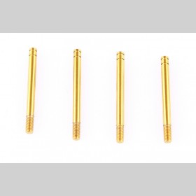 LC Racing L6089 Tytanowe trzpienie amortyzatorów przód+tył 4szt