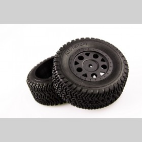 LC Racing L6003 Koła Kompletne Short Course Czarne (2szt.)