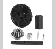 LC Racing C8018 Steel Bevel Drive Gear with Spur Gear, Shaft & Outdrive (PTG-2)