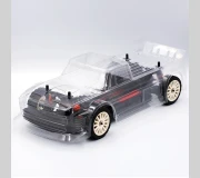 LC Racing C8050 Pick-up Body Clear with Headlights&Wing