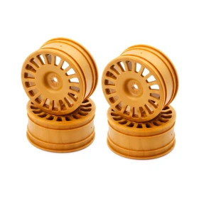 LC Racing C8053 25mm 18 Spokes Wheels 4pcs Gold(12mm Hex)