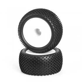 LC Racing L6237  1/14 Pre-glued Heavy Duty Block Pin Truggy Tires