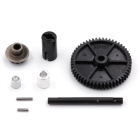 LC Racing C8208 Steel Bevel Drive Gear with Spur Gear, Shaft & Outdrive (PTG-1)