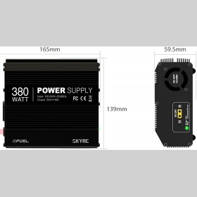 SkyRC SK-200023 eFuel 380W Zasilacz 24V/16A 380W