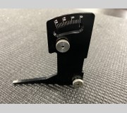 Kątomierz i wysokościomierz(1-10mm) do samochodów w skali  1/10, 1/12 , 1/14  , 2 w 1 Czarny