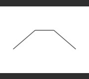 XRAY 323490 XB2 ANTI-ROLL BAR REAR - SHORT - 1.0 MM