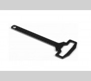 XRAY 361162 Graphite Front Upper Deck 2.0MM - 2WD