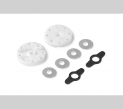 XRAY 358029 2-WAY Flow Derlin Shock Piston 6-H. (1.4MM) & 2-H. (1.1MM) (2)