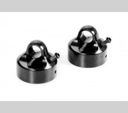 XRAY 358054 XB8 Alu Shock Cap Nut Vent Hole - Swiss 7075 T6 (2) --- Replaced with #358054-K