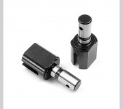 XRAY 355070 Center Diff Outdrive Adapter - HUDY Steel (2) --- Replaced with #355071