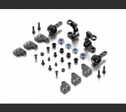 XRAY 320904 XB2 Alu Steering Blocks & C-hubs with Backstop – Set