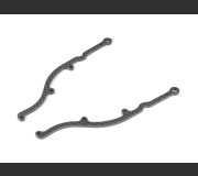 XRAY 376336 X1 CARBON SIDE BRACE FOR 1-PIECE CHASSIS (2)
