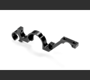 XRAY 333018 Alu Lower Bulkhead Rear - Right - Black - Swiss 7075 T6