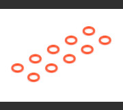 XRAY 971032 SILICONE O-RING 3.2x0.8  (10)