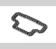 XRAY 361176 XB4'20/'21/'22 Graphite Center Upper Deck 2.2MM - V2