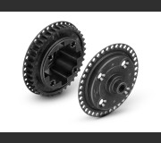 XRAY 304912 X4 COMPOSITE GEAR DIFF. CASE 38T PULLEY & COVER FOR UNI BULKHEADS