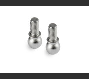 303263 X4 PIVOT BALL 4.9MM WITH M3x6.5MM THREAD - HUDY SPRING STEEL™ (2)