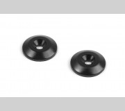 XRAY 353565 Composite Rear Wing Shim - Black (2)