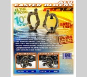 XRAY 352226 XB808 Alu Caster Block 10° Left - Swiss 7075 T6 - Hard Coated