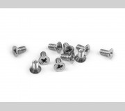 XRAY 910255 Screw PHILLIPS FH M2.5x5 - Stainless  (10)