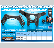 XRAY 323081-H Composite Shock Tower Rear - Hard