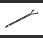XRAY 301086 X4F CARBON UPPER DECK - SPLIT REAR - OPEN - 2.0MM