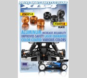 XRAY 365471-O Alu Drive Shaft SAFETY Collar - Orange (3)