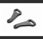 XRAY 302387 X4 ALU REAR ARS PLATE - INNER SHOCK POSITION - SWISS 7075 T6 (L+R)