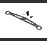 XRAY 372141 X12 CARBON LOWER SUSPENSION ARM PLATE +1MM FOR 1-PIECE CHASSIS
