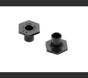 XRAY 305354 X4 Alu Wheel Hub - Spring CLIP - Offset -0.5MM - Swiss 7075 T6 (2)