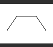 XRAY 302824 X4 Anti-Roll Bar - Front 1.4 MM