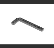 XRAY 306173 X4F CARBON BATTERY HOLDER - REAR - SHORT
