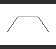 XRAY 302823 X4 Anti-Roll Bar - Front 1.3 MM