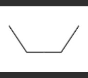 302841 X4 ANTI-ROLL BAR AAM - ABOVE ARM MOUNT - FRONT 1.1MM