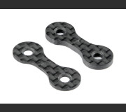 XRAY 302123 X4 FRONT ROLL-CENTER CARBON SPACER 1+2MM (1+1)