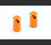 XRAY 348660 Alu Fuel Tank Mount - Swiss 7075 T6 - Orange (2)